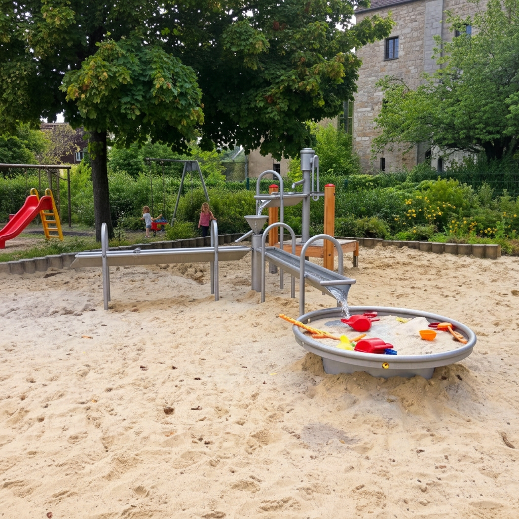 Детская площадка для игр с песком и водой Карбе