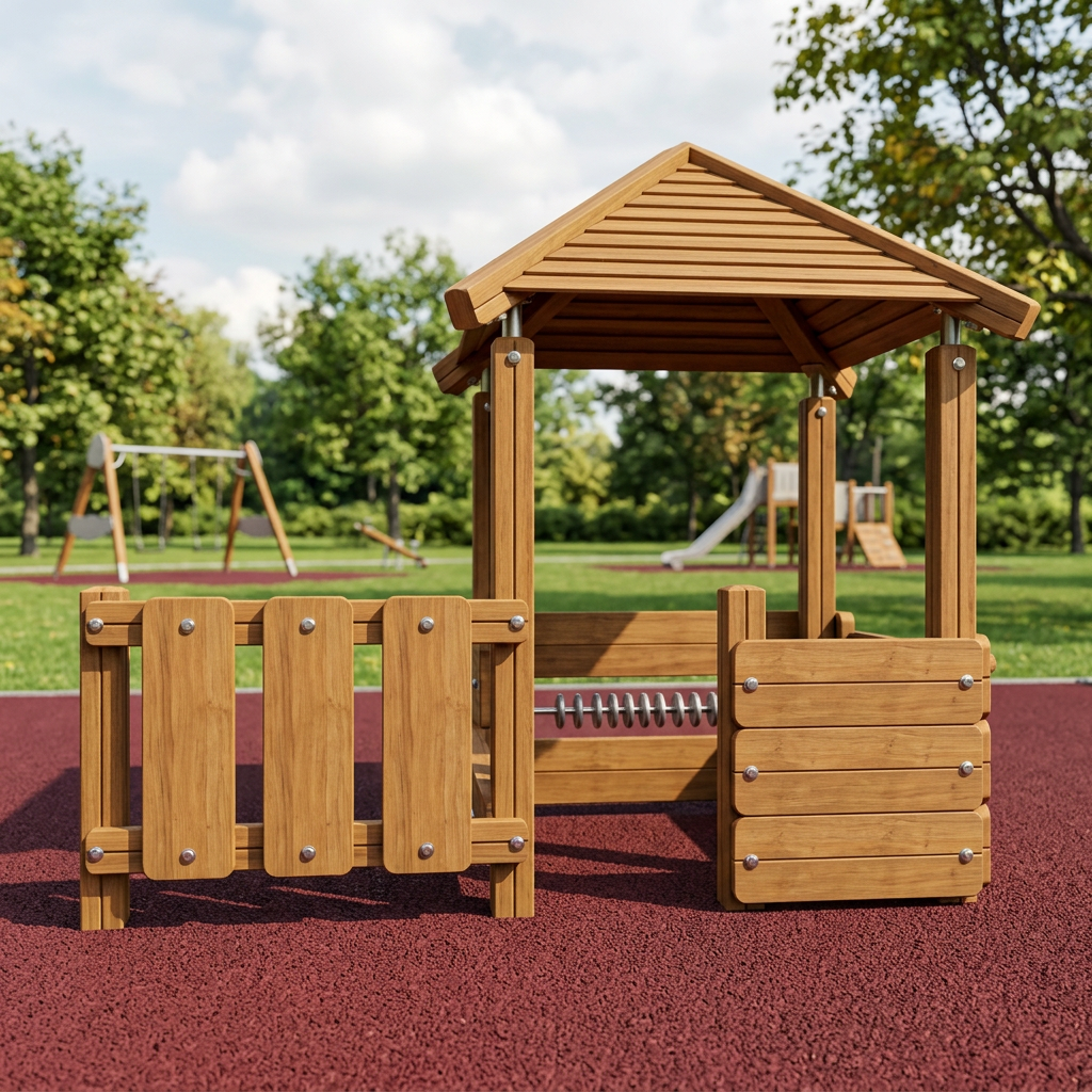 Домик с заборчиком. Для самых маленьких