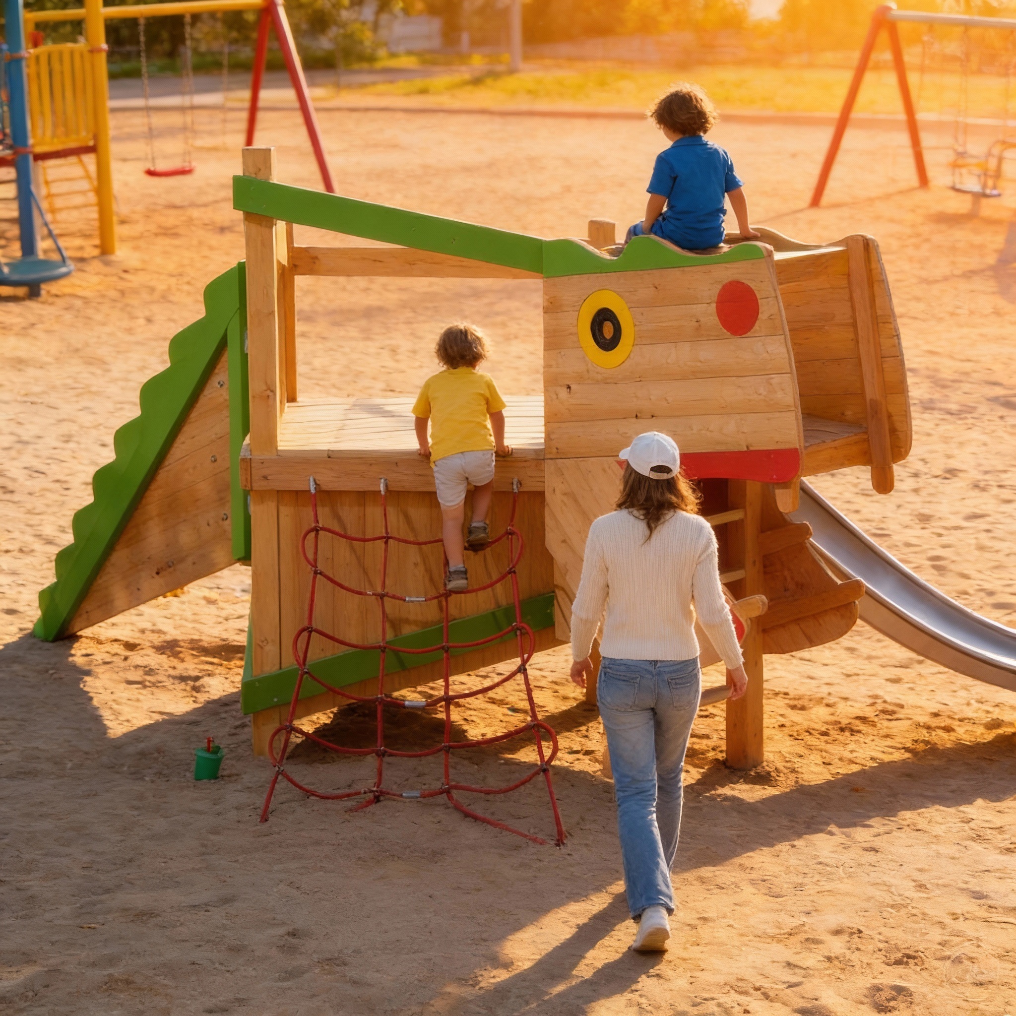 Детский игровой элемент Дракоша