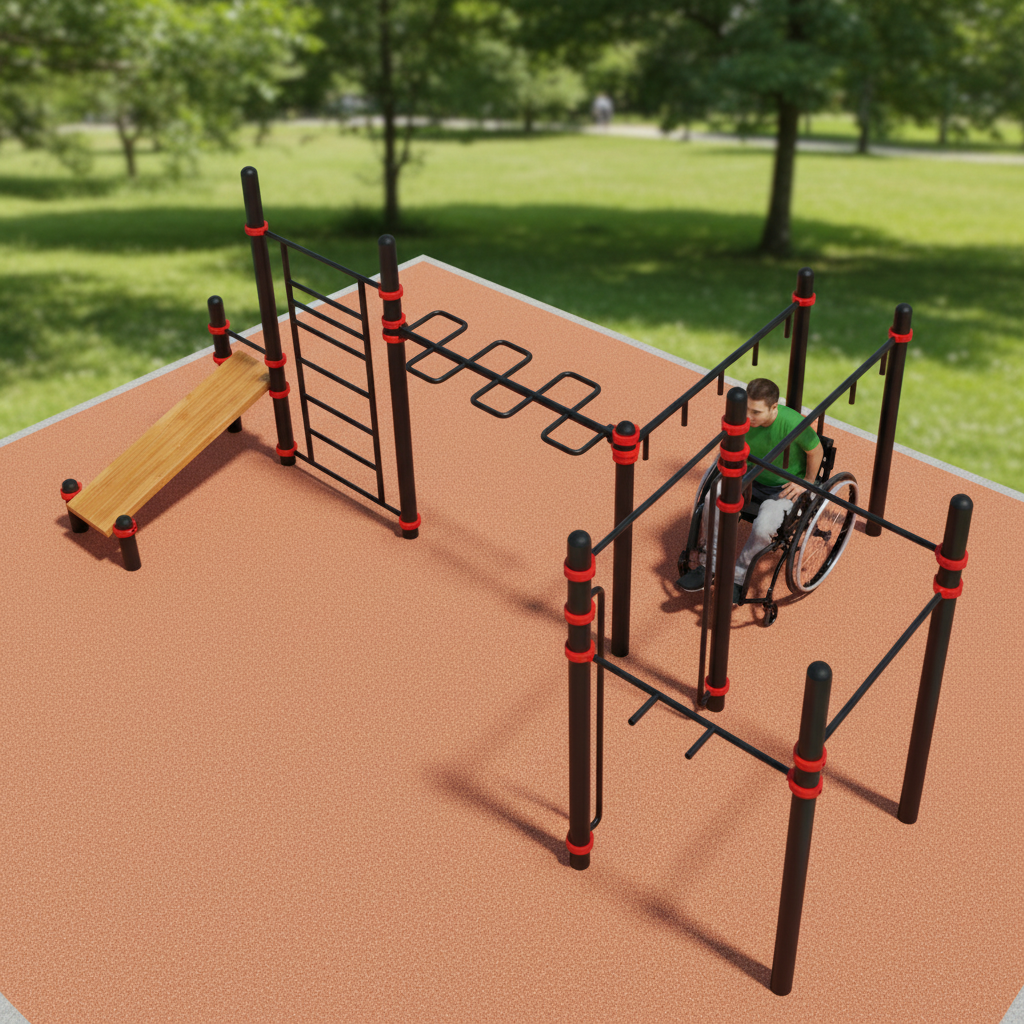 W-7.04 Комплекс для инвалидов-колясочников PLUS