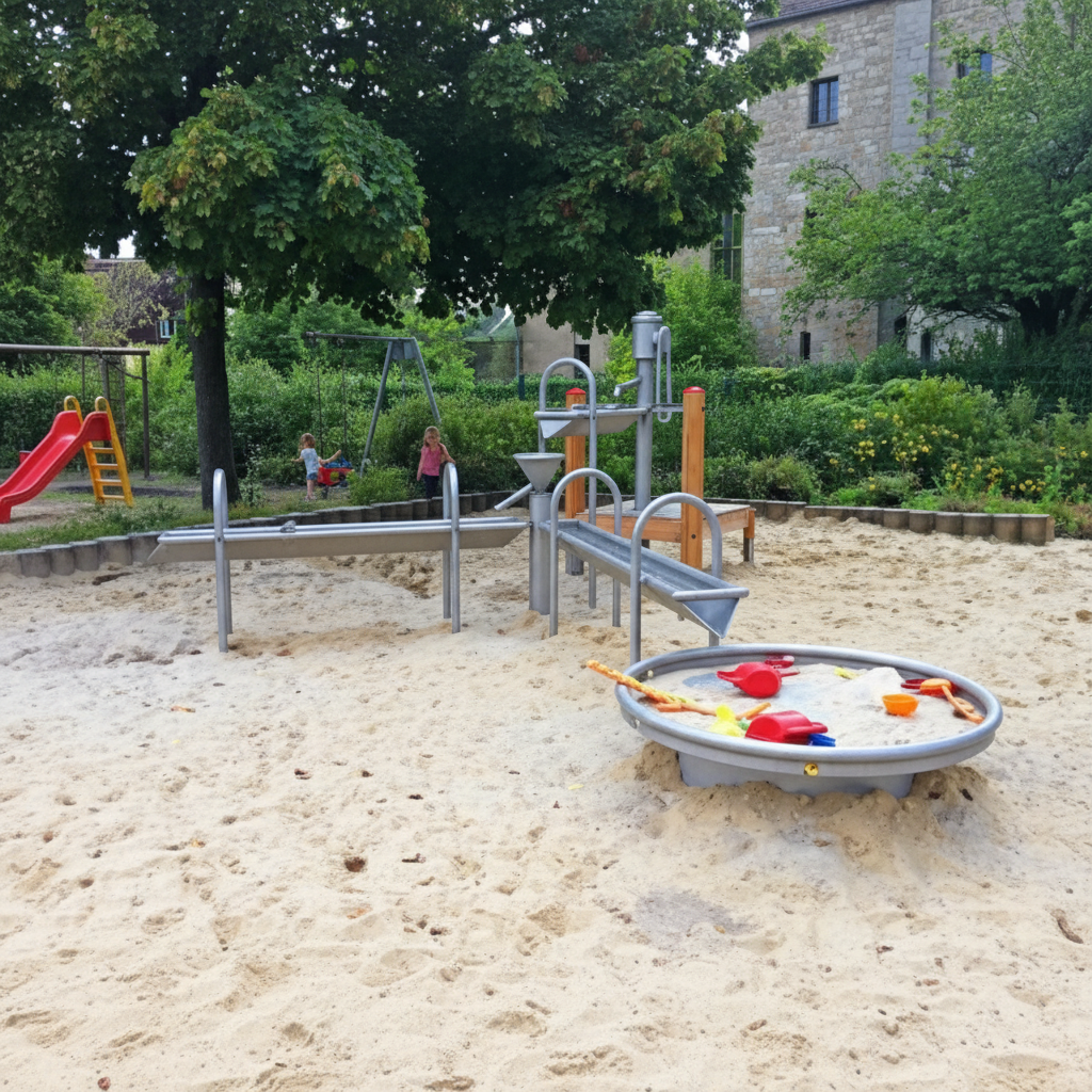 Детская площадка для игр с песком и водой Карбе