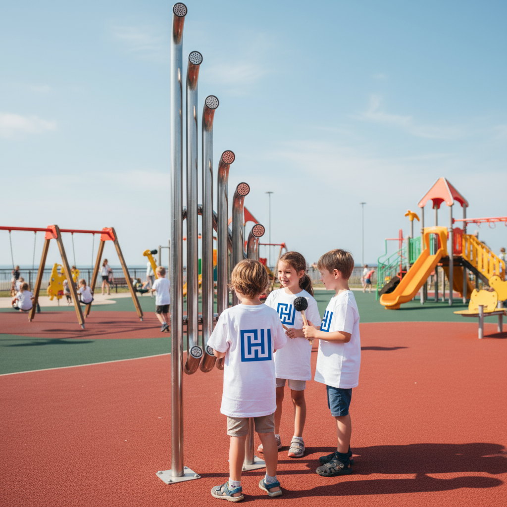 Музыкальные трубы-барабаны