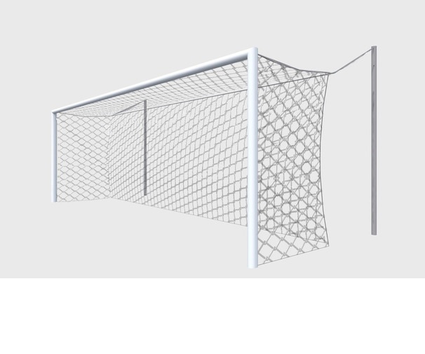 Ворота футбольные алюминиевые 7,32х2,44 м под свободно подвешиваемую сетку