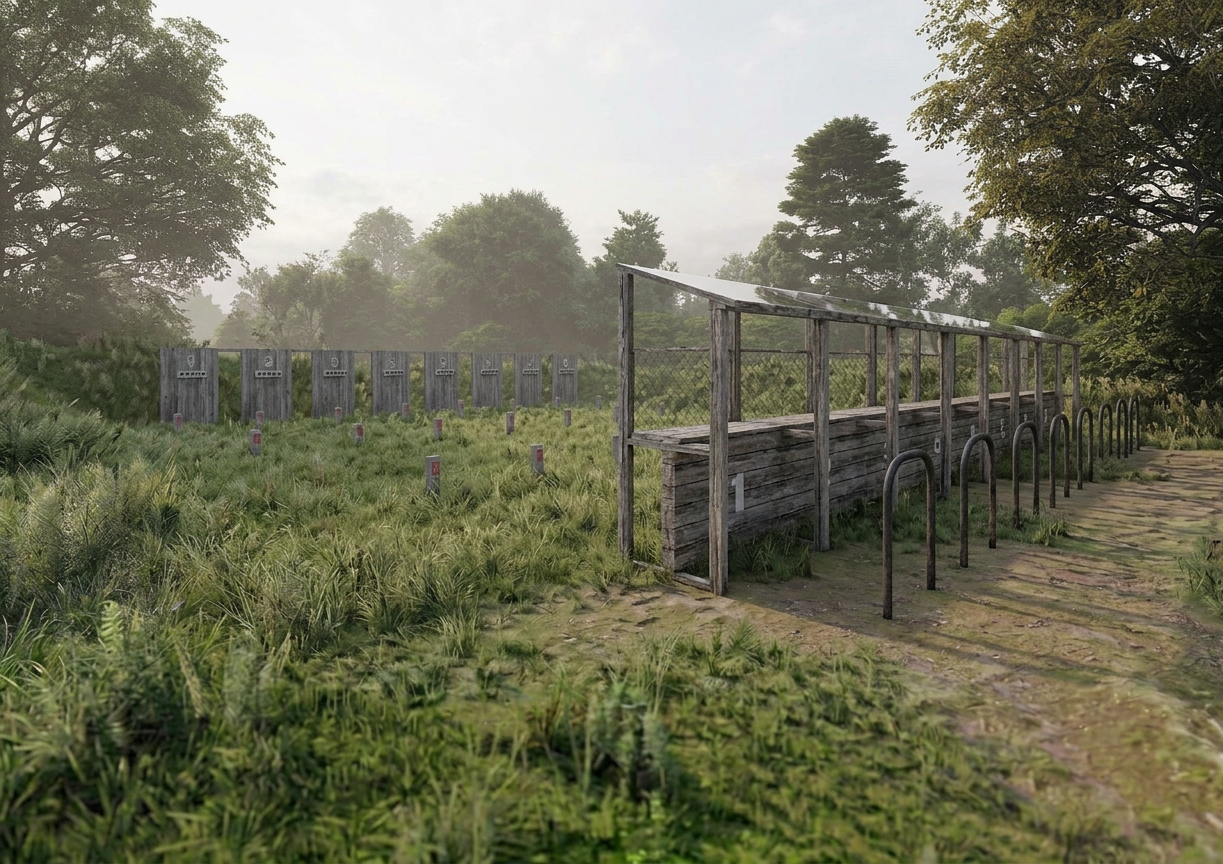 Площадка для стрельбы из пневматического оружия