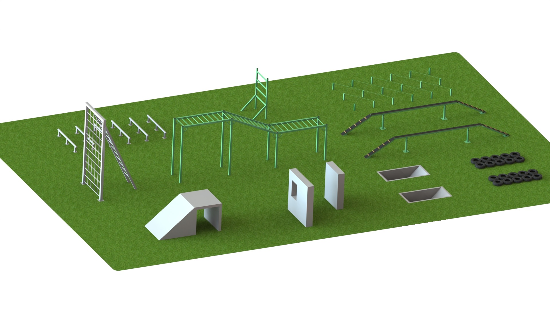 Армейская полоса препятствий