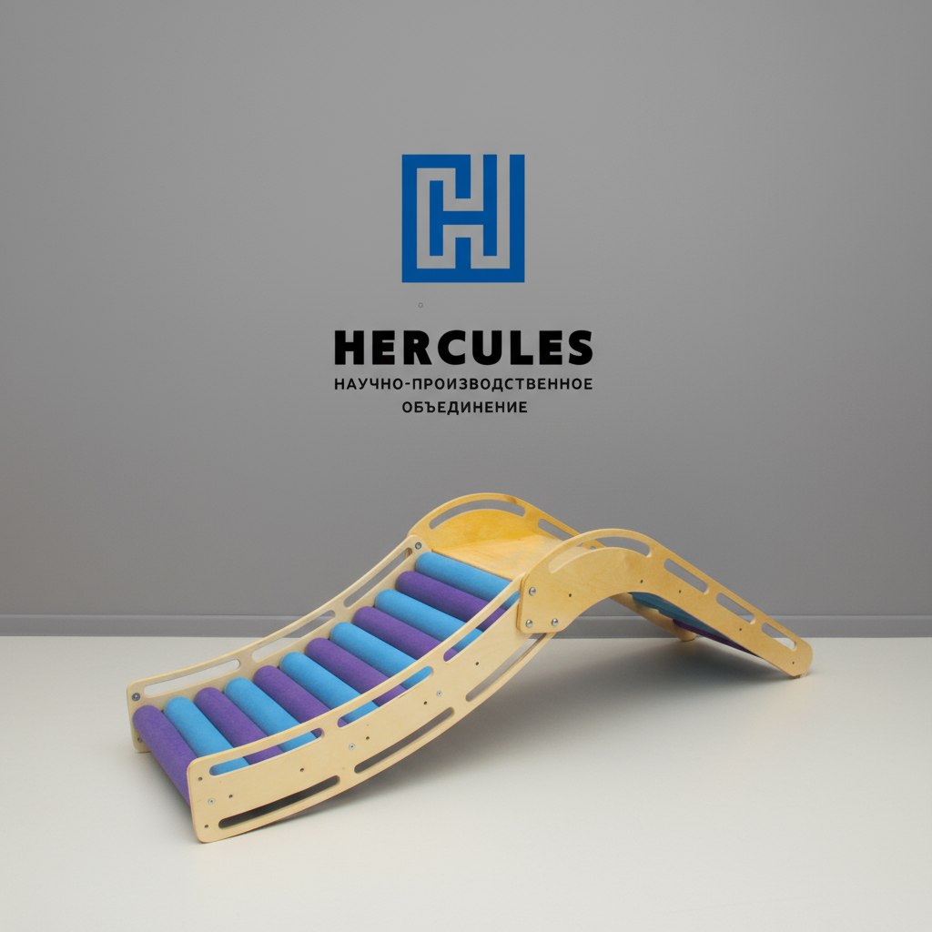 Горка для ЛФК с роликовым скатом