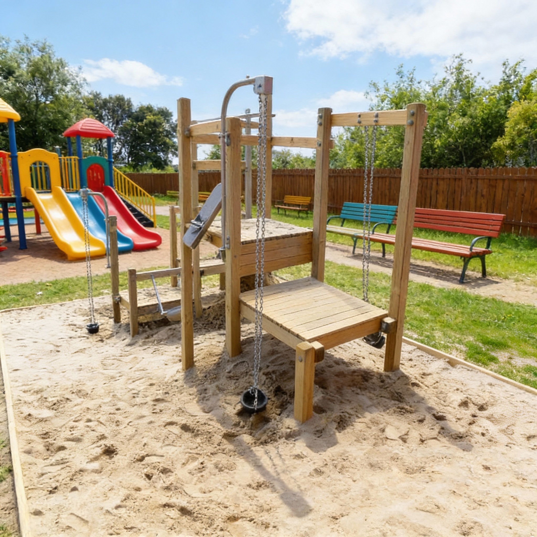 Комплекс для игр с песком