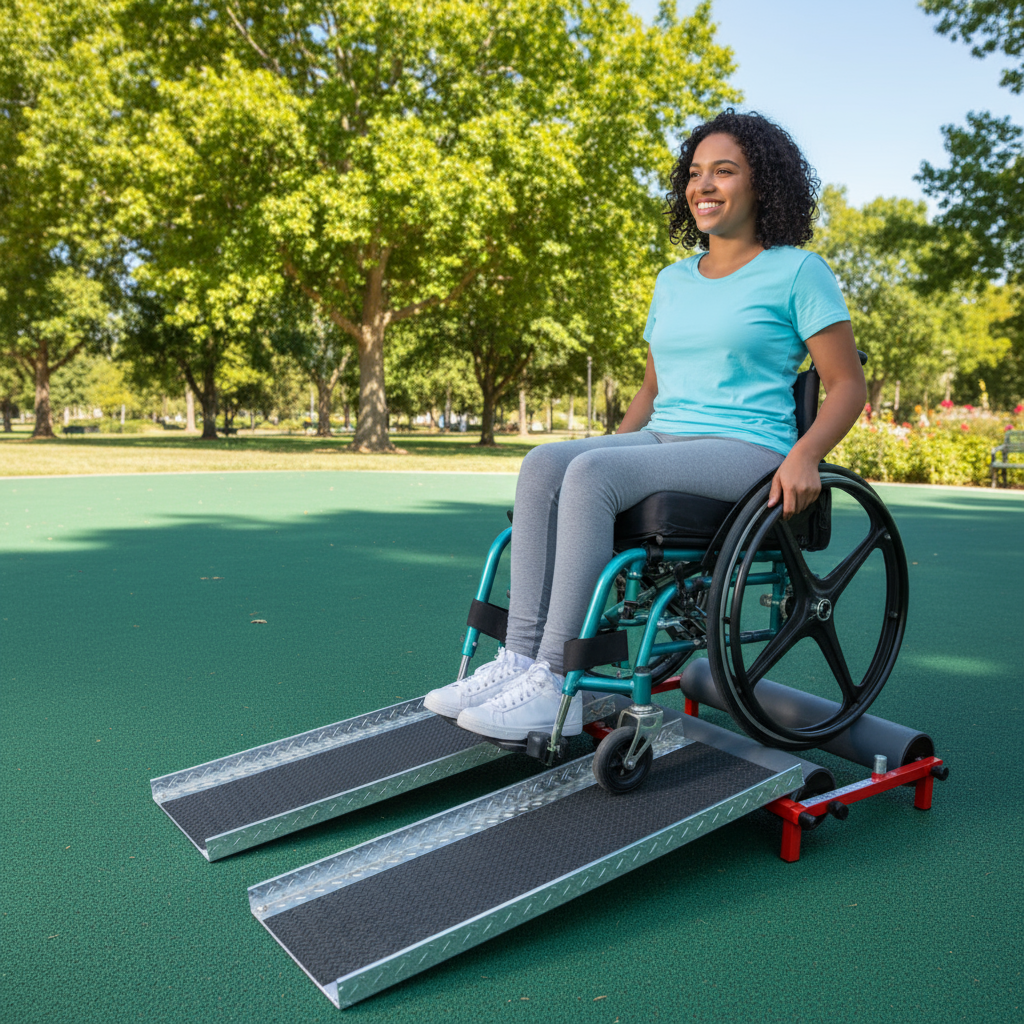 Беговая дорожка для занятий в кресле-коляске