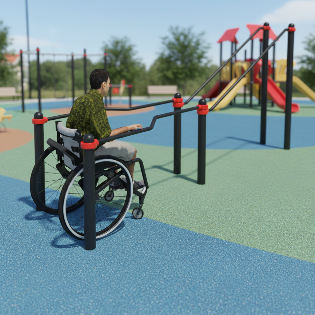 W-8.03 Брусья в подъем для инвалидов в кресло-колясках