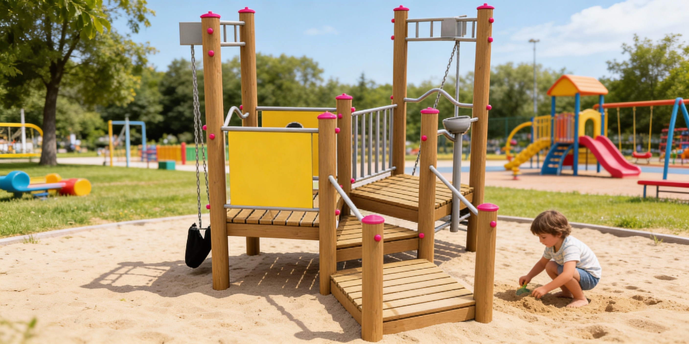 Детская площадка для игр с песком "Стар"