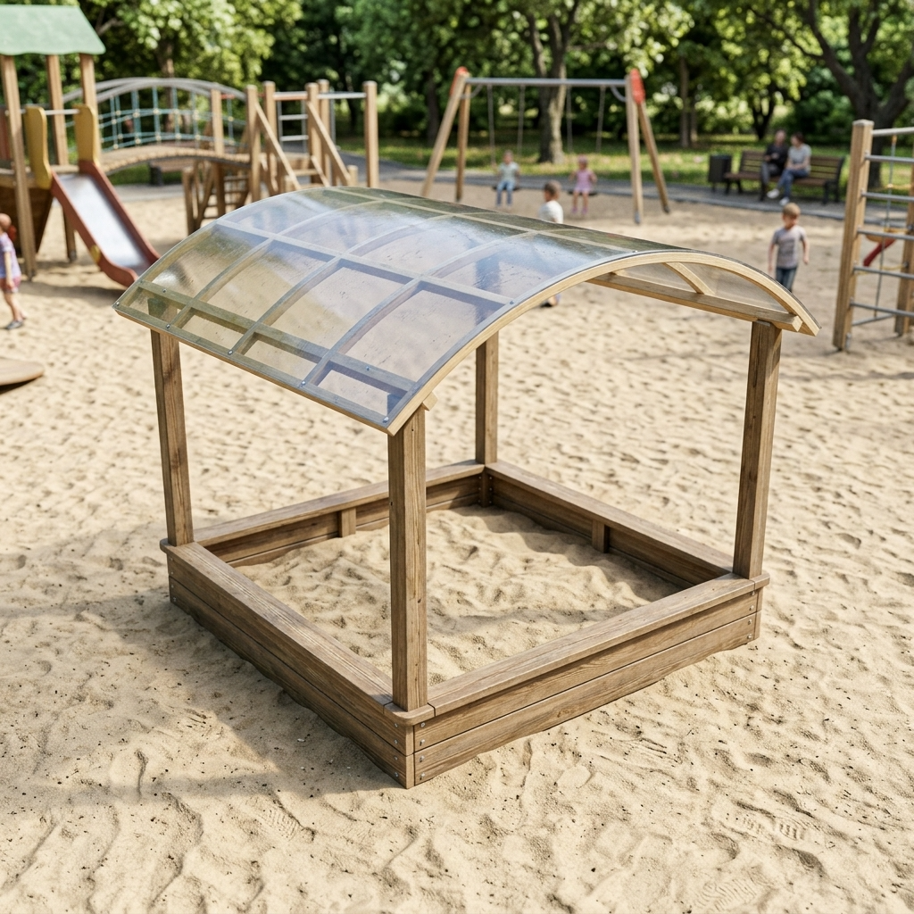 Песочница с навесом