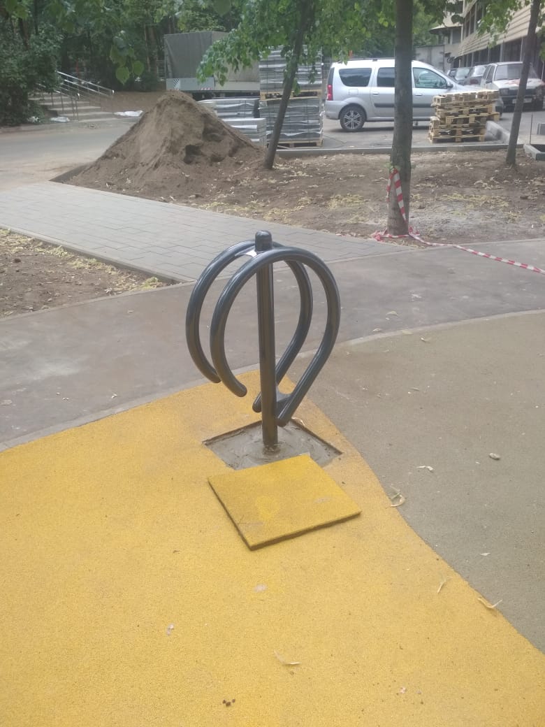 Велопарковка Два вопроса