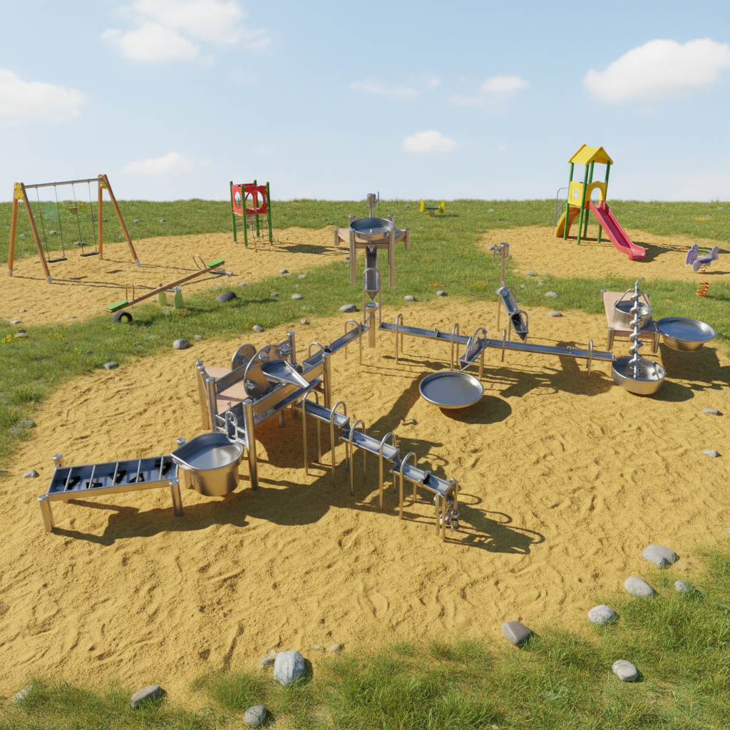 Детская площадка для игр с песком и водой Сувтушар