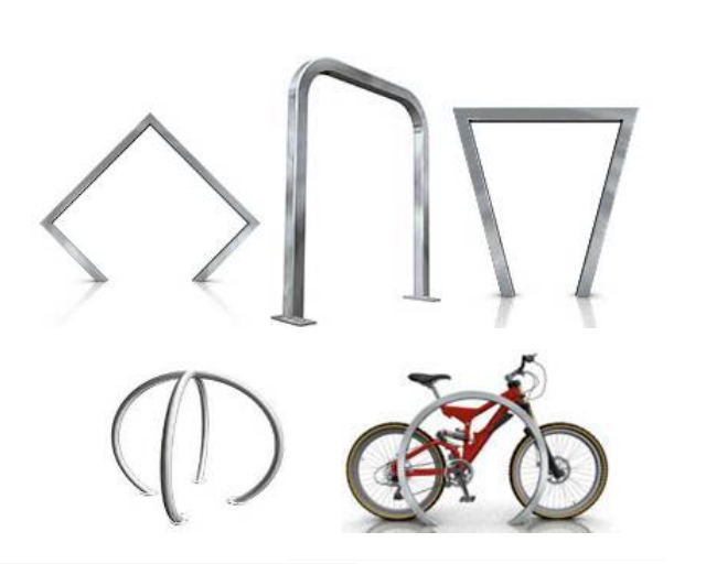 Велопарковки Простые формы