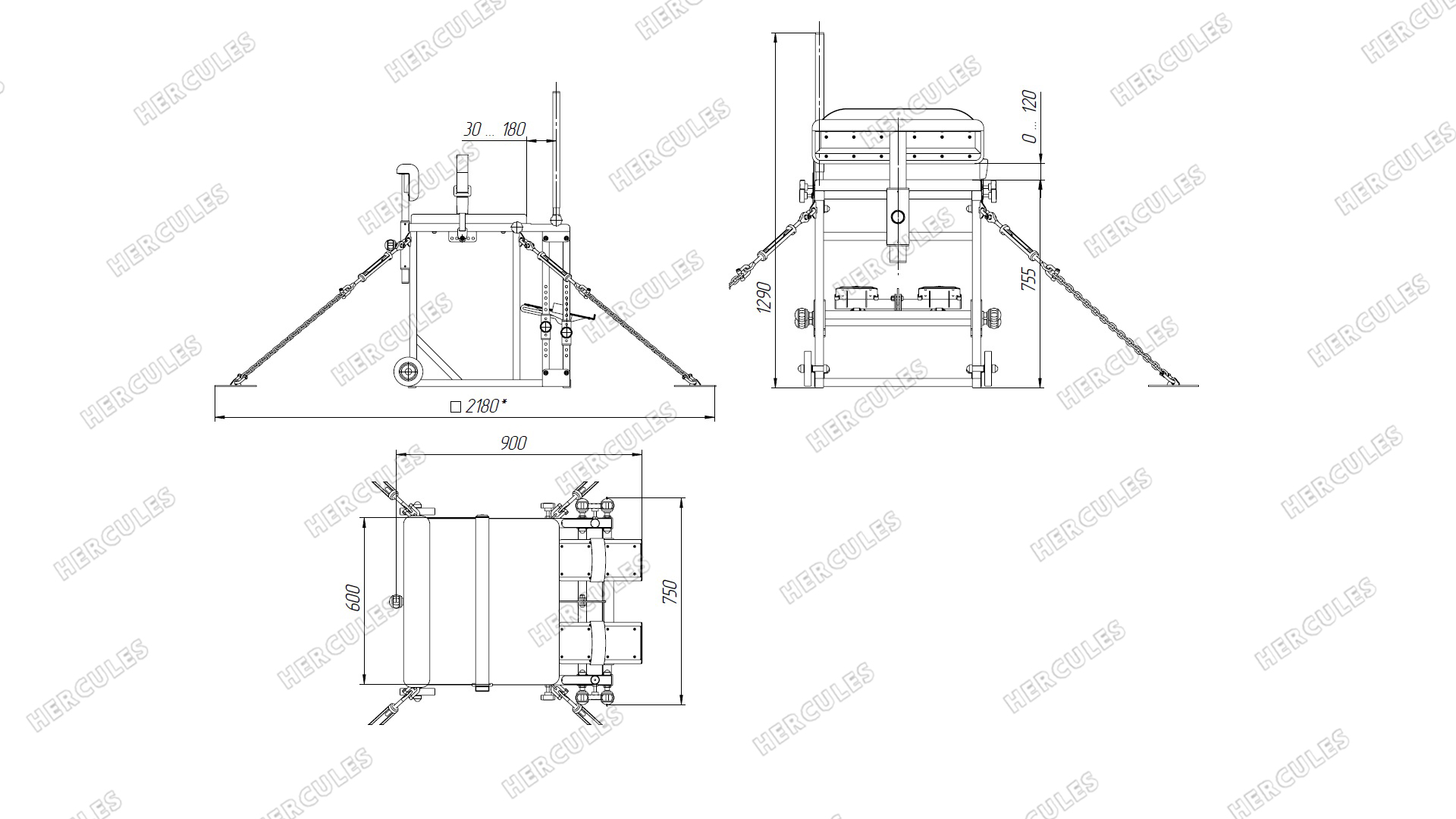 Стул для метания копья, диска, ядра