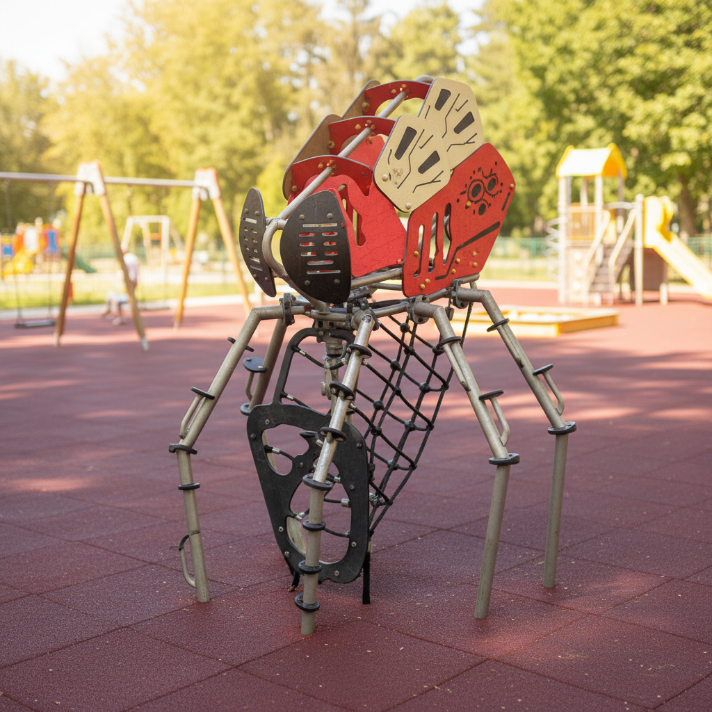 Игровая конструкция серии Космос - "Паук"