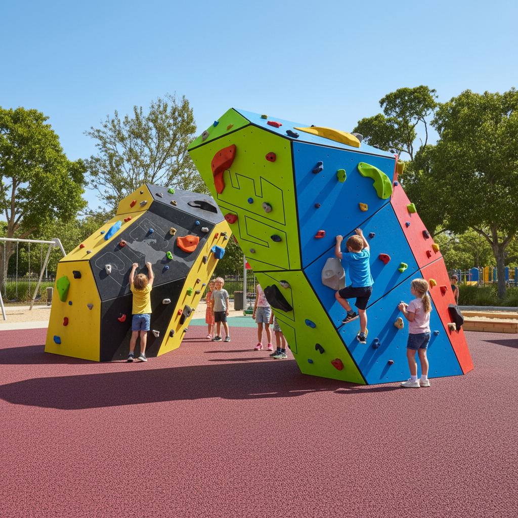 Конструкция для уличного альпинизма Волна