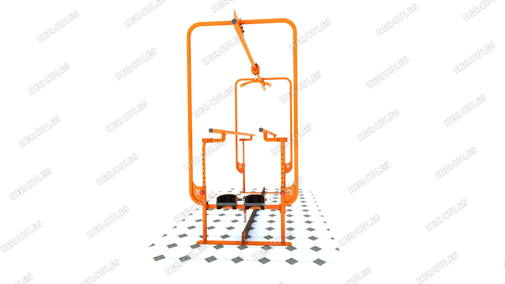 Брусья реабилитационные с монорельсом