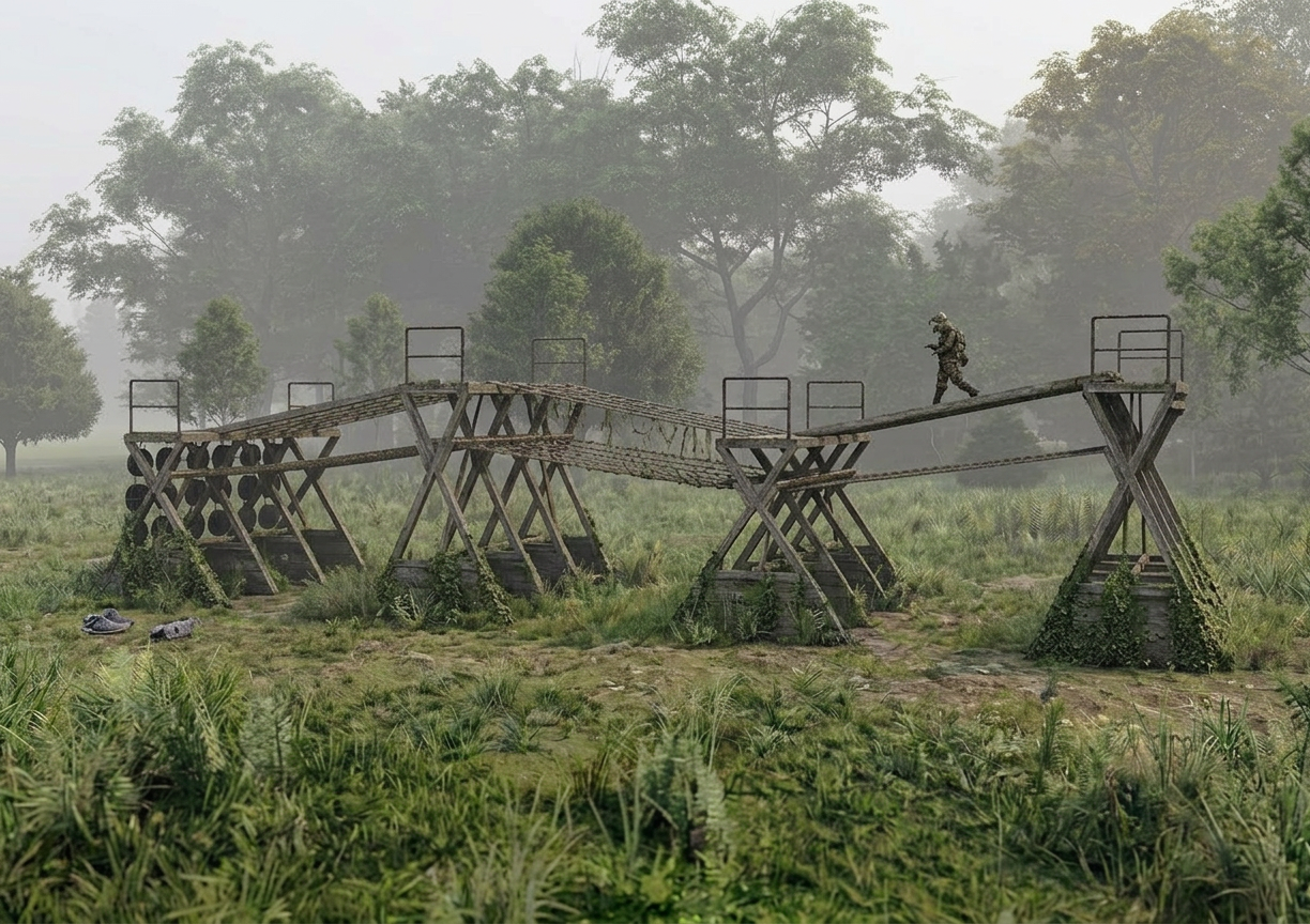 Спортснаряд - элемент полосы препятствий Разведчик