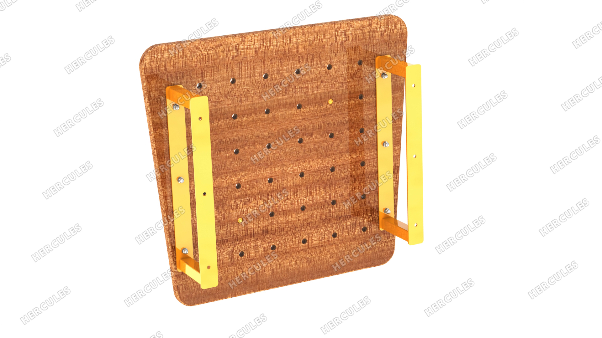 Скалодром с переставляемыми ручками-зацепами