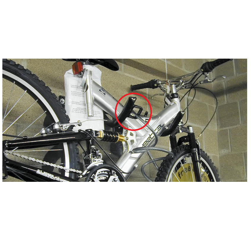 Настенный кронштейн для одного велосипеда 