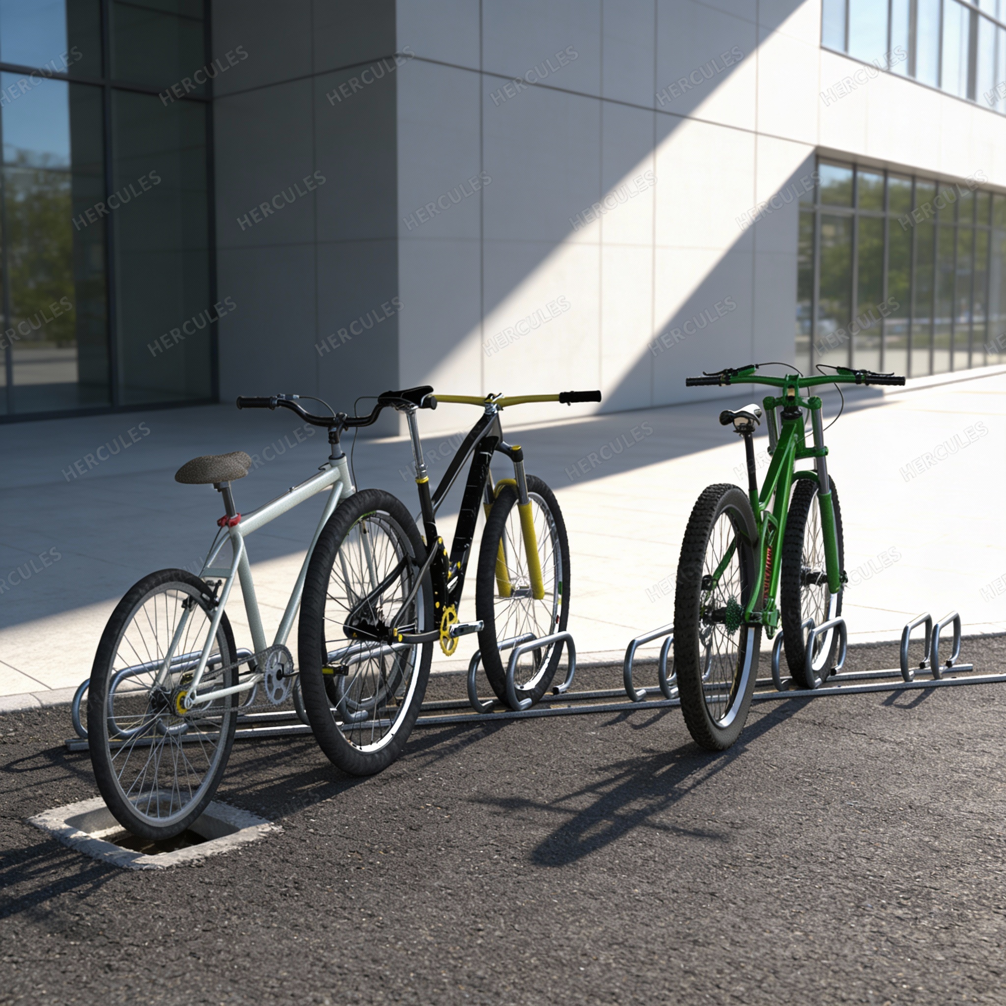 ВП-07 Велопарковка овальная массовая на 8 мест