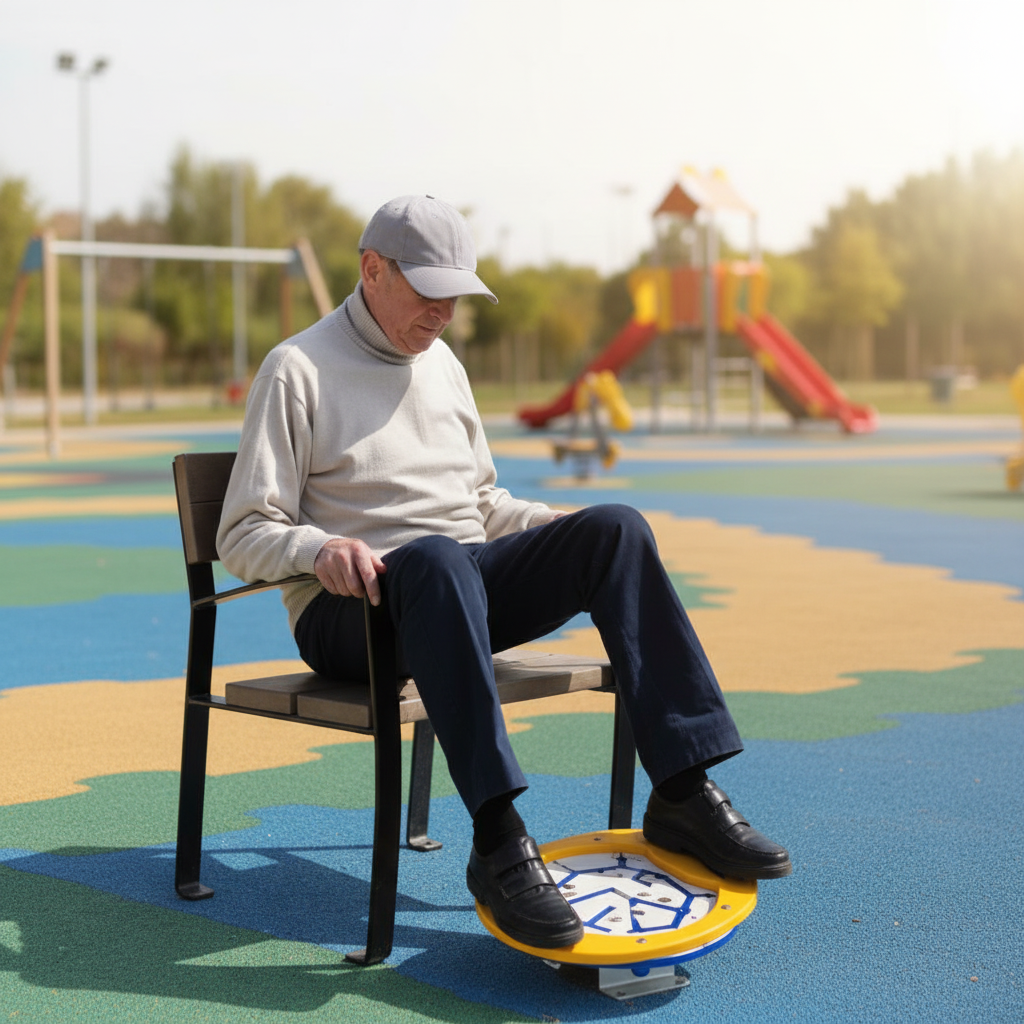 УТИп-059 Тренажер для пожилых Лабиринт для ног