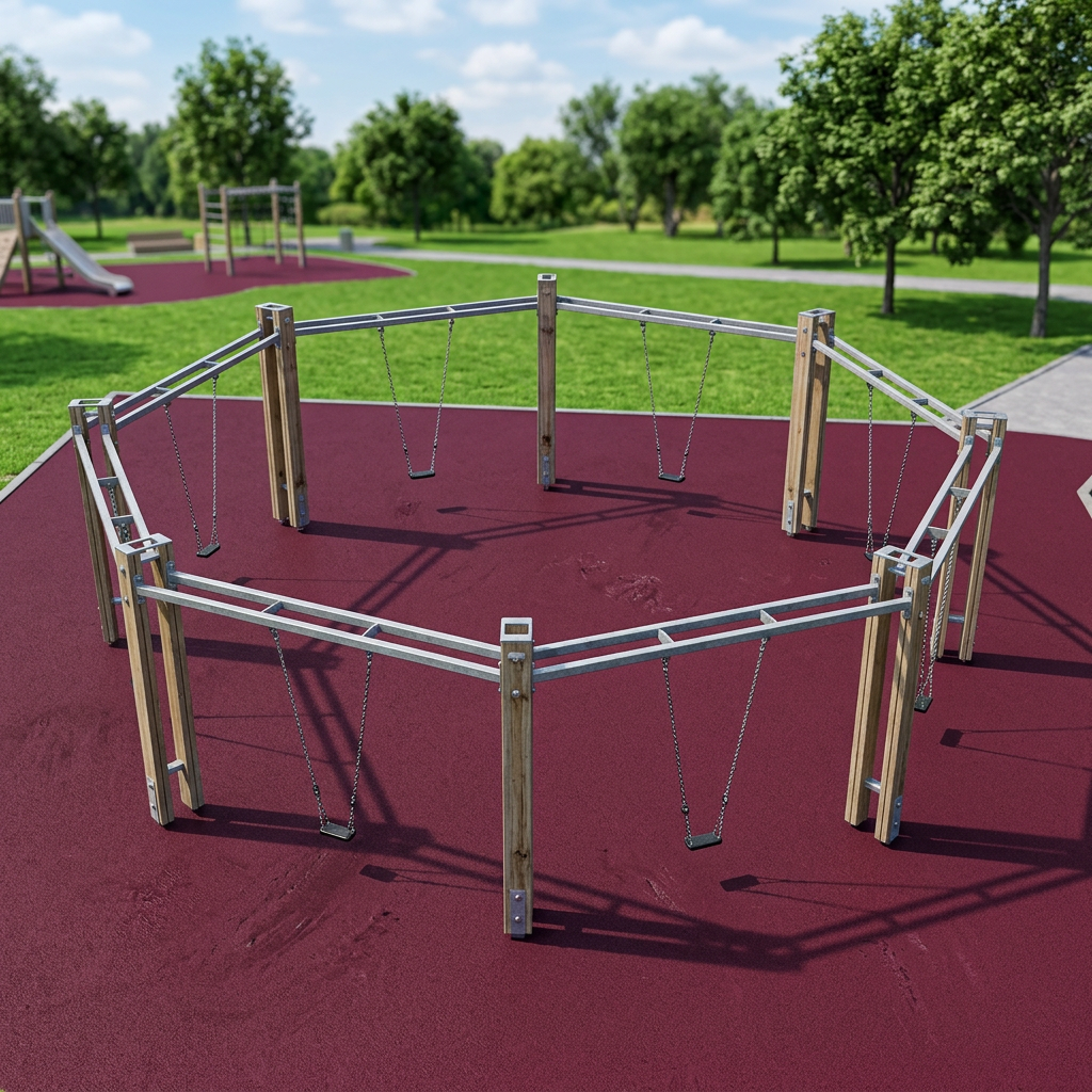 Качели многоместные на 8 мест