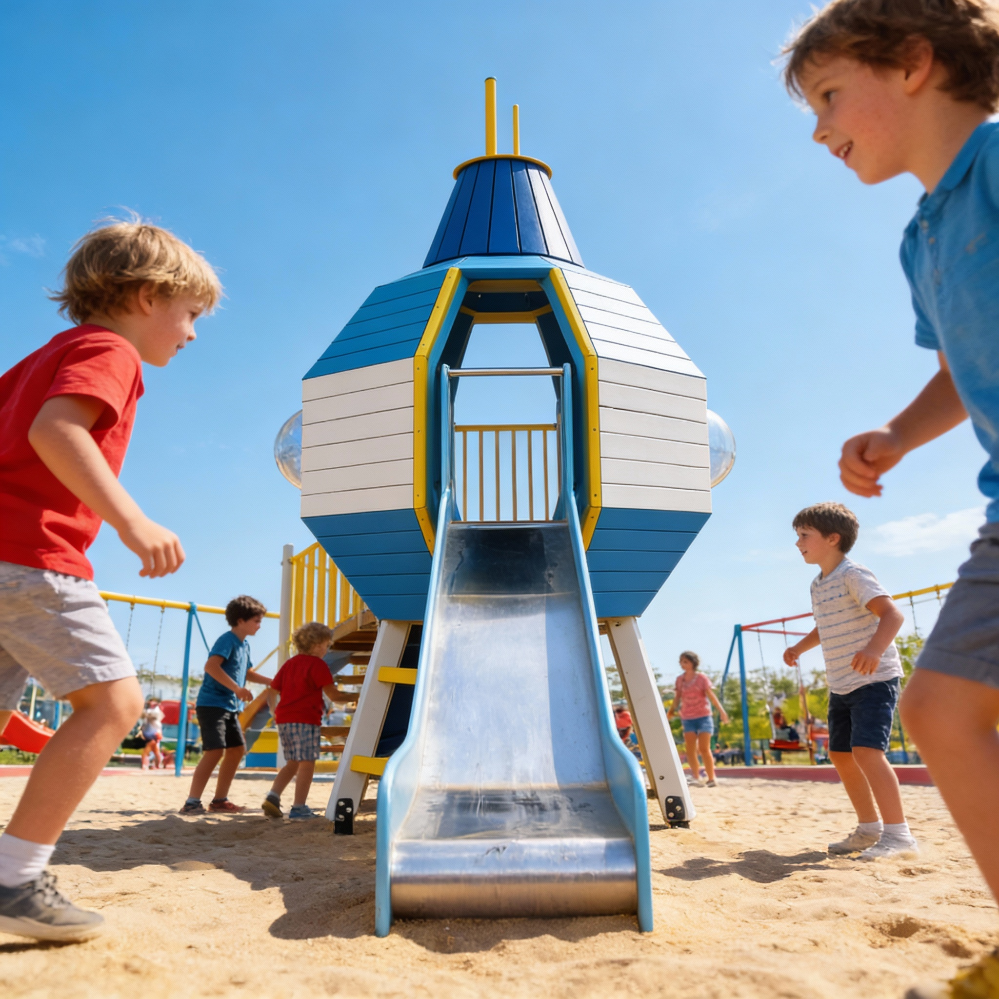 Детский игровой комплекс "Прилунение"