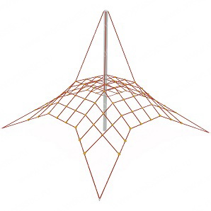 Конструкция для лазания серия "Звезда" ПД-398 (5,8х5,8х3)