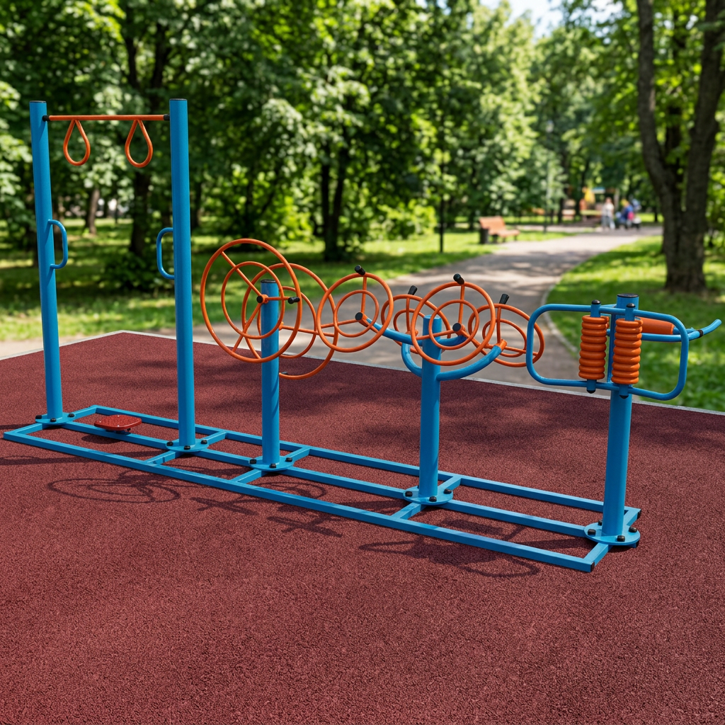 УТК-005 Уличный тренажерный комплекс для пожилых и МГН