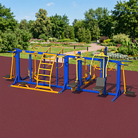 УТИ-001 Уличный тренажерный комплекс для инвалидов-колясочников