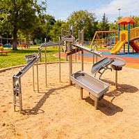 Детская площадка для игр с песком и водой Поликаря