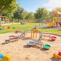 Детская площадка для игр с песком и водой Расселл