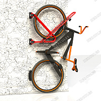 Настенный кронштейн для велосипеда поворотный запираемый