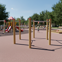 Комплекс турников Шестиугольник