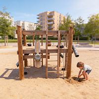 Детская площадка для игр с песком "Калахари"