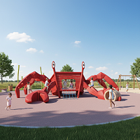 Детский игровой комплекс "Краб"