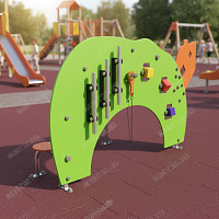 Игровой элемент Домик  для развития тактильных навыков