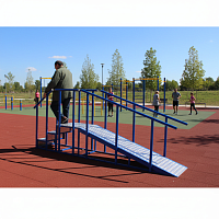 Горка реабилитационная с пандусом малая