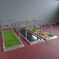 Дорожка для ходьбы с имитацией неровной поверхности 3 x 1 м