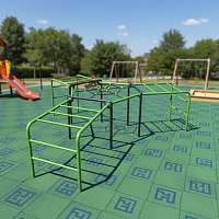 Спортзал в джунглях