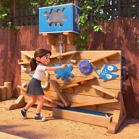 Мобильная конструкция для игр с водой Водопады