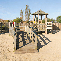 Пандусная игровая площадка Эко-медиум