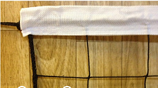 Сетка для волейбола  1,00х9,50 м  толщина нити: 2,6 мм