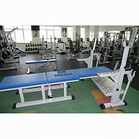 Скамья со стойками для жима лежа для инвалидов