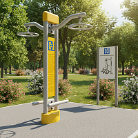 Н-004 Подвесное колесо для колясочников