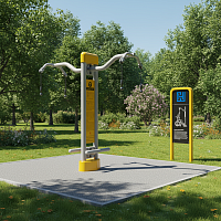 Н-010 Тренажер для разминки рук для колясочников