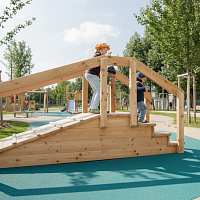 Тренажер для пожилых Горка с пандусом Эко