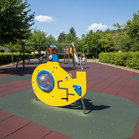 Игровой элемент Желтая подлодка для развития тактильных навыков